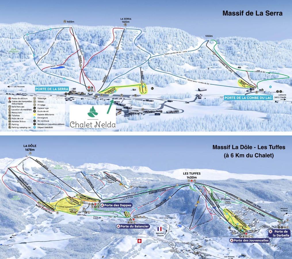 Chambre privée au pied des pistes - Chambre chez l'habitant - ChaletNelda com Lamoura Esterno foto